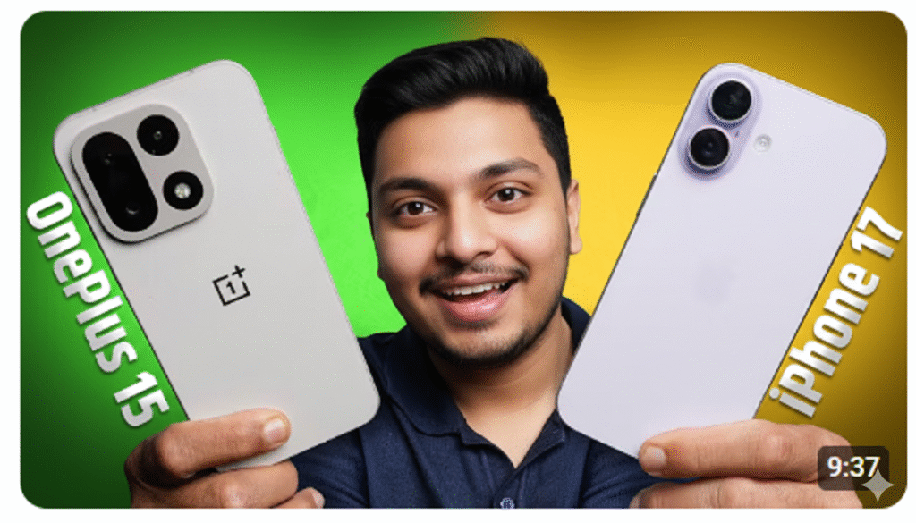 OnePlus 15 vs iPhone 17