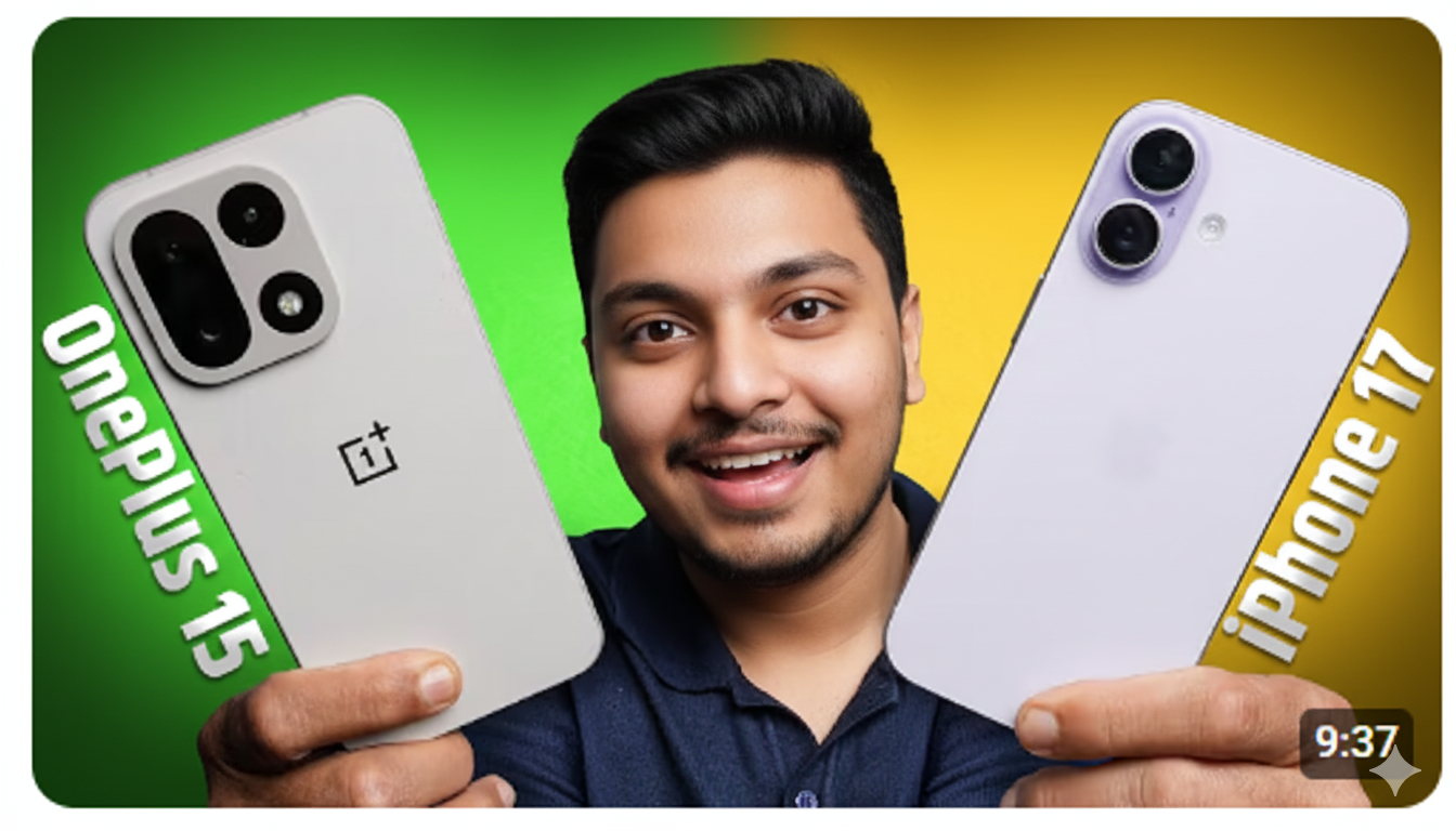 OnePlus 15 vs iPhone 17